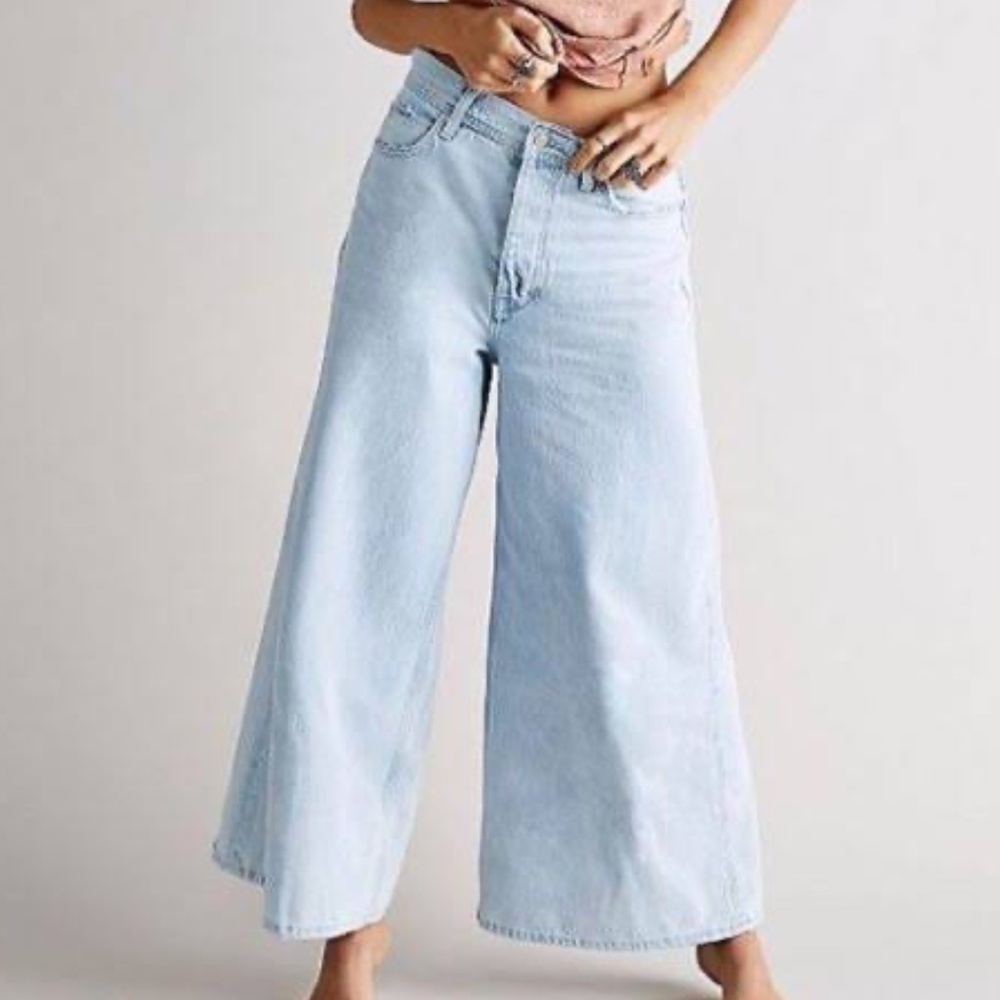 We The Free wide leg button fly denim jeans - Picture 2 of 9